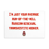 Russian Bisexual Transvestite Hooker Postcard